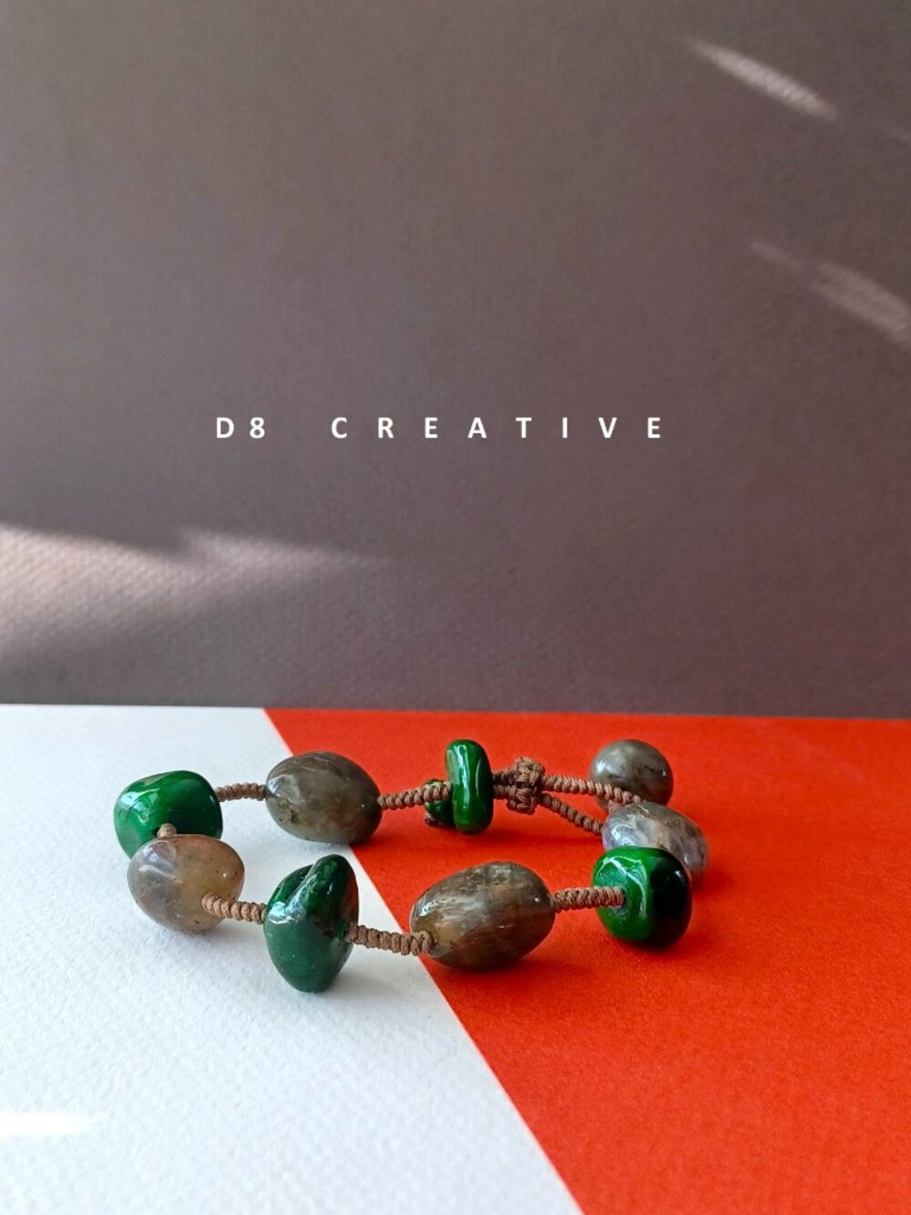 New hand woven with natural stone bracelet